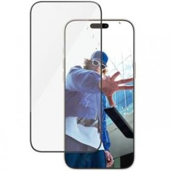 Protector de Pantalla PanzerGlass Ultra-Wide Fit Antibacteriano para iPhone 16 Pro Max