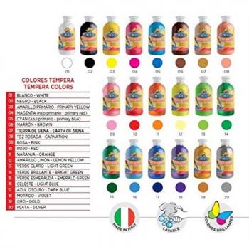 Témpera Blanca Carioca 500ml - Superlavable, Fácil de Mezclar, Alta Opacidad