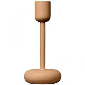 Iittala Nappula - Portavelas de Acero en Polvo, 183 mm