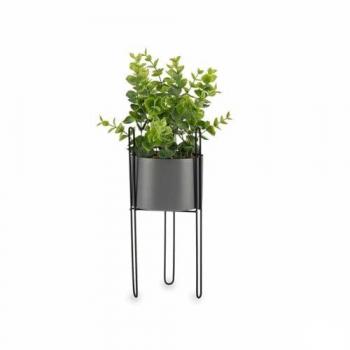 Planta Decorativa Eucalipto Ibergarden Metal Plástico 14 x 40 x 14 cm (8 Unidades)