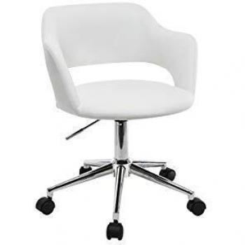 Sillón de escritorio diseño blanco Jessy