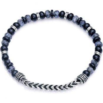 Pulsera Viceroy Air de Acero con Piedras Naturales en Negro