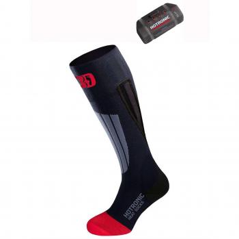 Hombre Calcetines BootDoc BD Heat XLP One Función Calcetines, color negro/rojo, tamaño medium