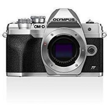 Cámara del Sistema Micro Four Thirds Olympus OM-D E-M10 Mark IV, Sensor de 20 Mpx, estabilizador de Imagen en 5 Ejes, Visor electrónico, vídeo 4K, Potente Enfoque automático, Wi-Fi, Plata