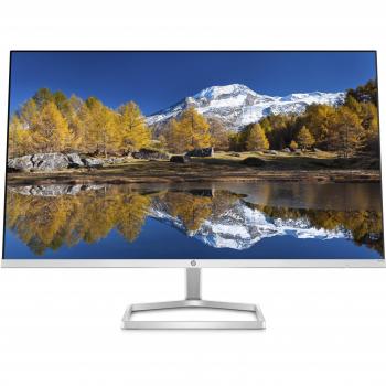 HP M27fq 27 QHD LED Monitor, 2560 x 1440 Resolution, 75Hz Refresh Rate, FreeSync, 5ms Response Time, VGA, Dual HDMI, DisplayPort - Silver