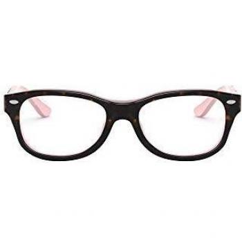 Ray-Ban Unisex Kids’ 0RY 1544 3580 48 Optical Frames, Brown
