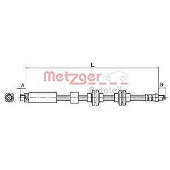 Metzger 4110143 Manguera de freno y accesorios