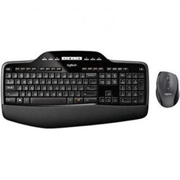 Logitech MK710 Wireless Keyboard and Mouse Combo, QWERTY Italian Layout - Black
