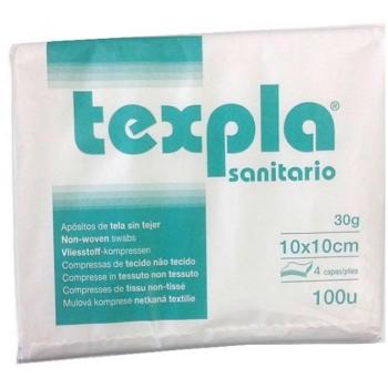 Gasa No Estéril Plegada 10x10cm 30g 100 Unidades Texpol