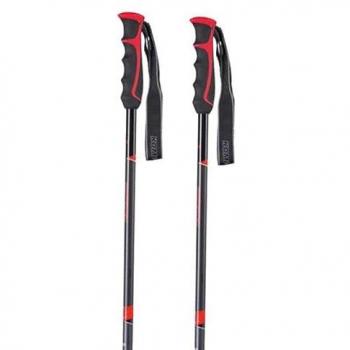 Bastones Komperdell Booster Speed Aluminium Negro/Rojo (par) - 120 cm
