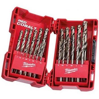 Milwaukee Kit CX Plastico de 25 brocas HSS-G Cobal