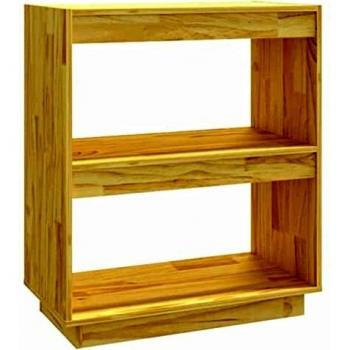 vidaXL Book Cabinet 60x35x71 cm Solid Pinewood