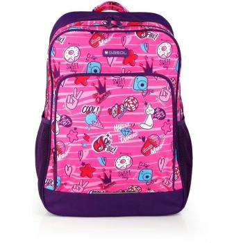Mochila Escolar Adaptable Gabol Sticker