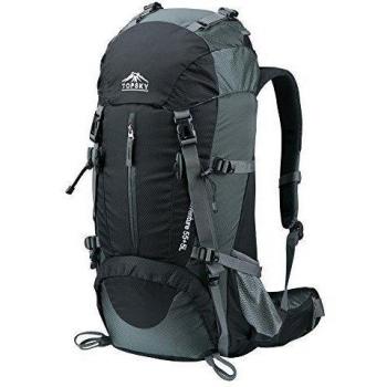 TOPSKY 60L Frame Paquete grande impermeable Mochila que va de excursión con mochila de escalada con la cubierta de la lluvia