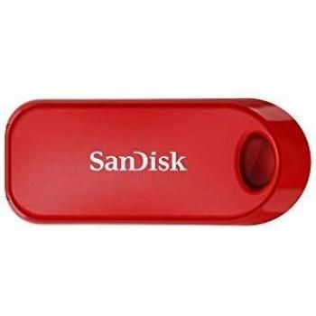 SanDisk Cruzer Snap - Memoria Flash USB de 32.GB, Rojo