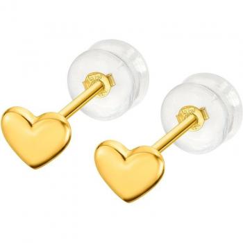 Pendientes Time Road LU00027 de Oro 9K para Mujer con Acabado de Brillo