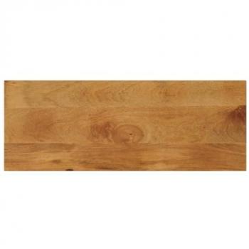 Tablero de mesa rectangular de madera maciza de mango 70x20x3,8 cm
