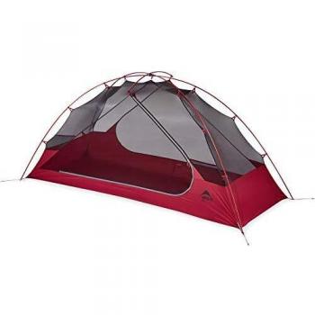 Msr zoic Lightweight Mesh Backpacking Tent with rainfly Tienda de campaña Ligera de Malla con Mosca, Unisex Adulto, Rojo, 1 Persona