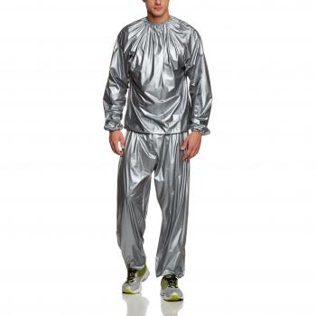 Everlast EV2454ML - Traje-sauna unisex, color gris