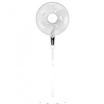 Cecotec EnergySilence 515 MaxFlow White Ventilador de Pie 16 45W con Temporizador, 5 Aspas, 3 Velocidades, Oscilación Automática, Altura Regulable hasta 135