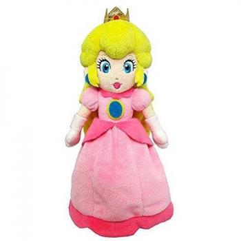 Sanei- Super Mario - Peluche 27 CM Princess Peach