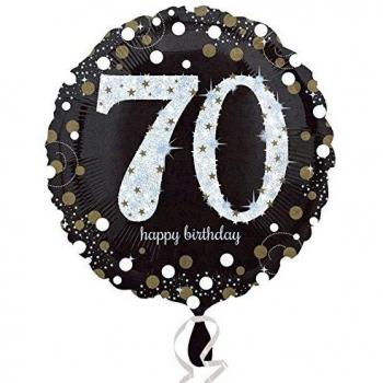 Amscan 3374101 - Globos de papel de aluminio para 70 cumpleaños , color/modelo surtido