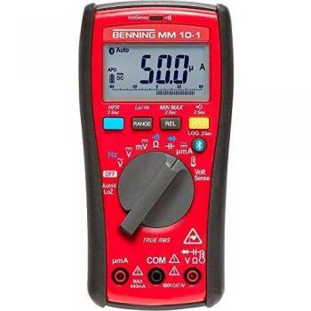Multímetro Digital Benning MM 10-1, True RMS, 6000 cuentas, CAT IV 600 V, Bluetooth®