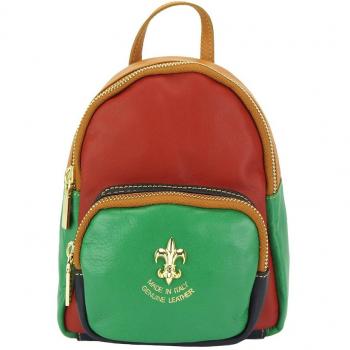 BOLSO MOCHILA  ALESSIA  EN CUERO GENUINO DE BERCERRO 9012