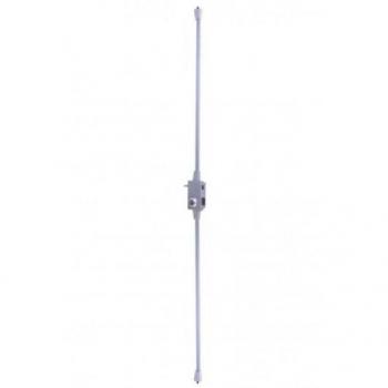 Cerradura de seguridad sobreponer Tesa TS30T6IAC, 3 puntos, para puerta izquierda, acabado acero cromado