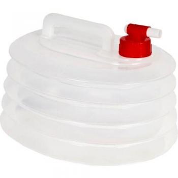 Trespass Squeezebox Botella de Agua, Unisex Adulto, Transparente