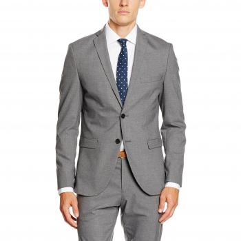 SELECTED HOMME SHDNEWONE-MYLOLOGAN1 GREY BLAZER NOOS, Chaqueta de traje Hombre, Gris