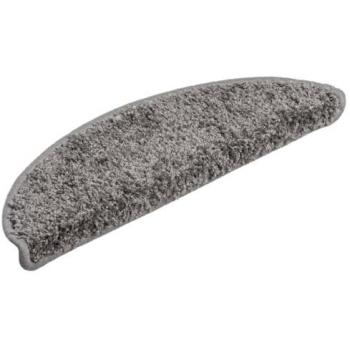 Alfombrillas de escalera 10 unidades gris 56x17x3 cm antideslizantes autoadhesivas decorativas amortiguadoras