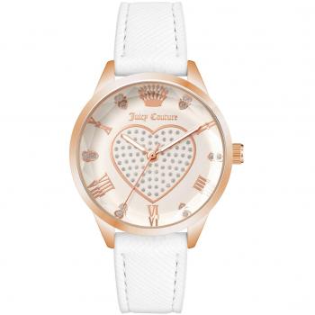 Juicy Couture Women's Quartz Watch JC1300RGWT (Ø 35 mm) - Pink/White