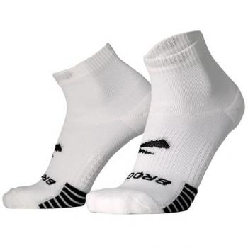 Calcetines Cortos Unisex Brooks Ghost Lite Quarter 2 Pares Blancos