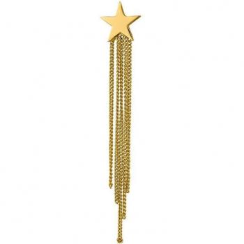Piercing Earcandy Valkiria de plata con baño de oro 18k
