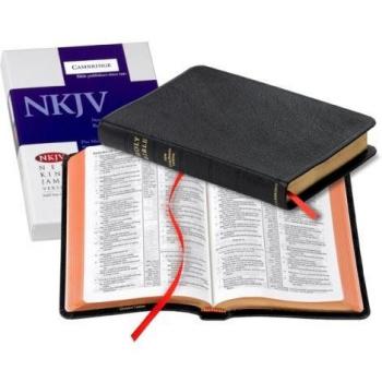 NKJV Pitt Minion Reference Bible, Black Goatskin Leather, Red-letter Text, NK446:XR: New King James Version, Black, Goatskin Leather, Pitt Minion Reference Edition