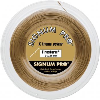 Signum Pro Firestorm Bobina Cordaje de Tenis Oro Dorado Talla:1,20 mm x 200 m