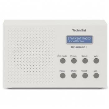 Receptor de radio portátil DAB+/FM TechniSat Techniradio 3 0001/3925 Blanco