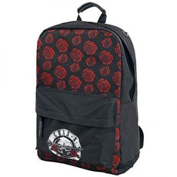 Guns N Roses Mochila clásica Red Roses, Medium, Black