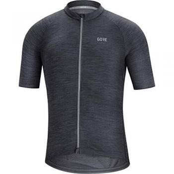 GOREWEAR C3 Men's Short Sleeve Cycling Jersey - Black - Size M