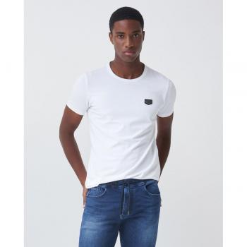 Camiseta Salsa con logo en placa blanca para hombre