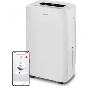 Deshumidificador SENCOR SDH 1028WH WiFi 10L 235W hasta 35m²