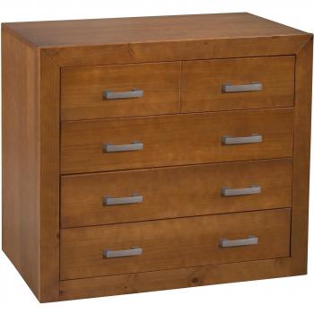 Dogar Kynus Comoda 4 cajones, Cerezo, 80x95x40 cm