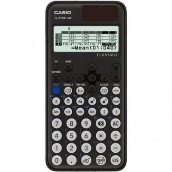 Calculadora científica Casio ClassWiz FX-87DE CW, color negro, tipo bolsillo