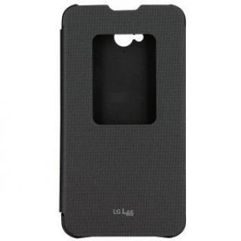 Oficial LG CCF-450 Negro S-View Circle Flip Carcasa - L65, L70
