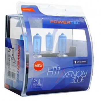 M-Tech-Bombilla para Automóvil PTZXB11-DUO H11 12V 55W 5000K Xenon Blue