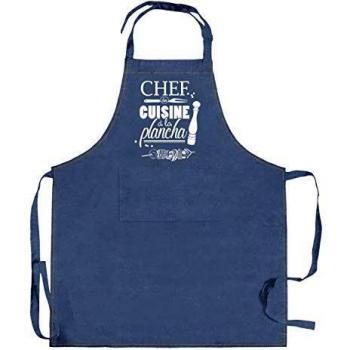 Delantal de cocina ajustable Winkler 100% algodón plancha jeans 90 x 72 cm