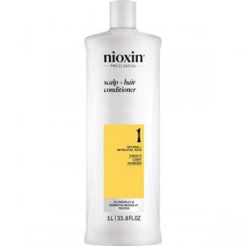 Nioxin System 1 Conditioner for Natural Hair with Mild Weakening, 1000 ml