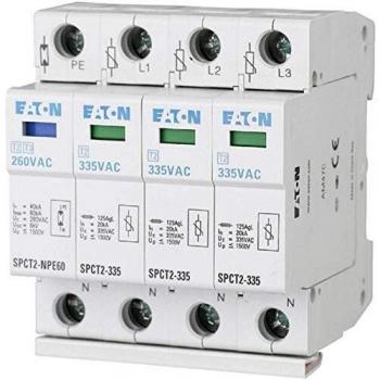 Eaton SPCT2-335-3+NPE Surge Protector, 3 Phase, 335V AC, 20kA