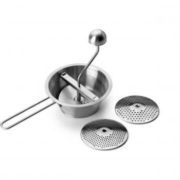 Ibili 765315 - Pasapurés mini Inox 14,5 cm con 2 discos